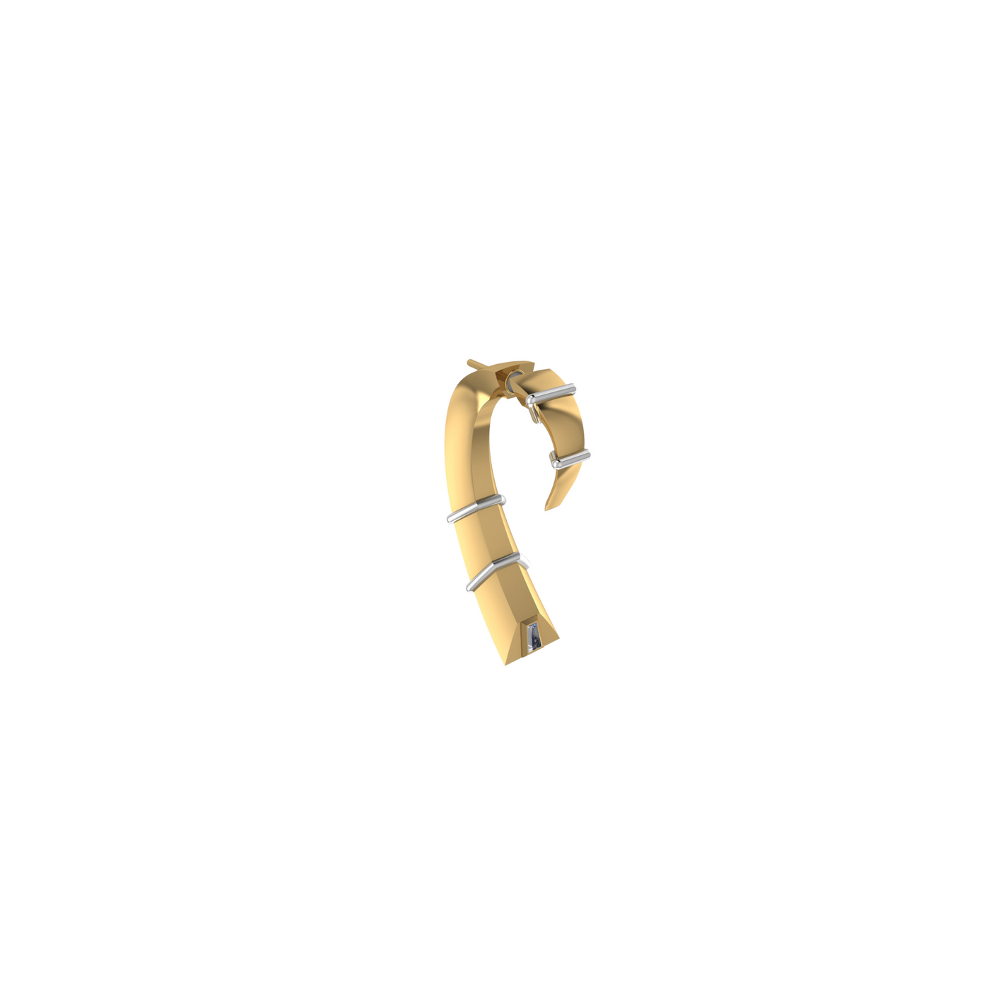 CLAW DUAL BAND EARRING