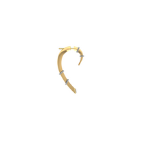 CLAW PAVÉ BAND EARRING