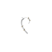 CLAW PAVÉ BAND EARRING