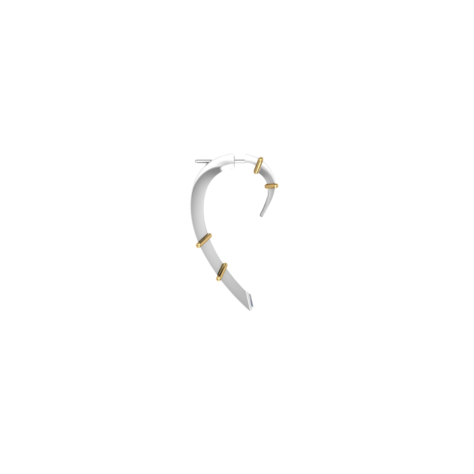 CLAW DUAL BAND EARRING