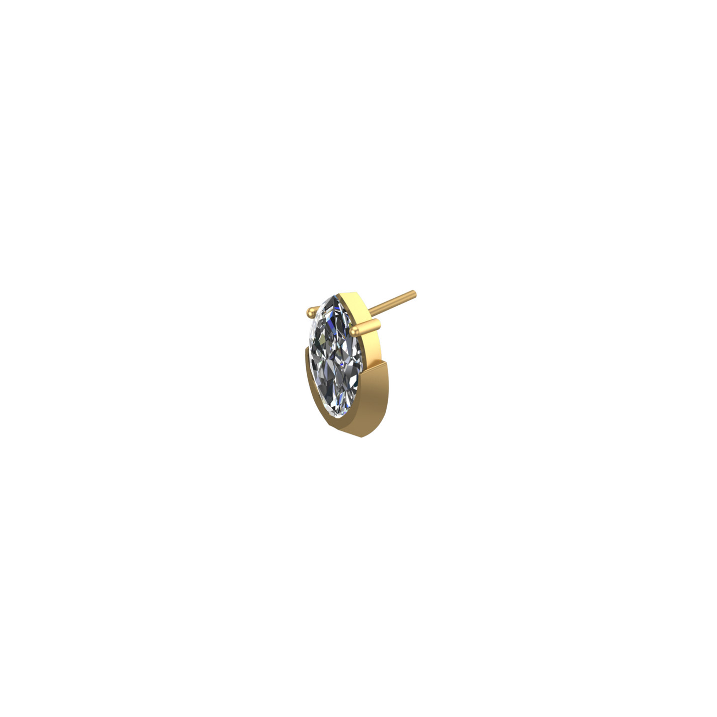 MARQUISE ÉCLAT STUD EARRING