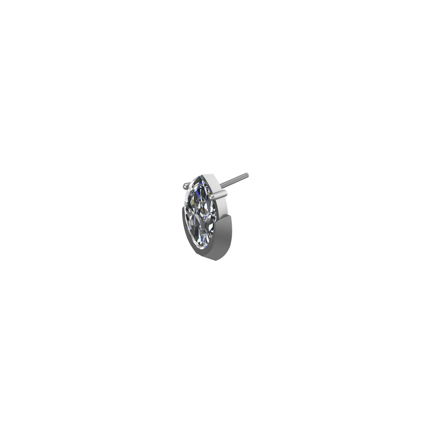 MARQUISE ÉCLAT STUD EARRING