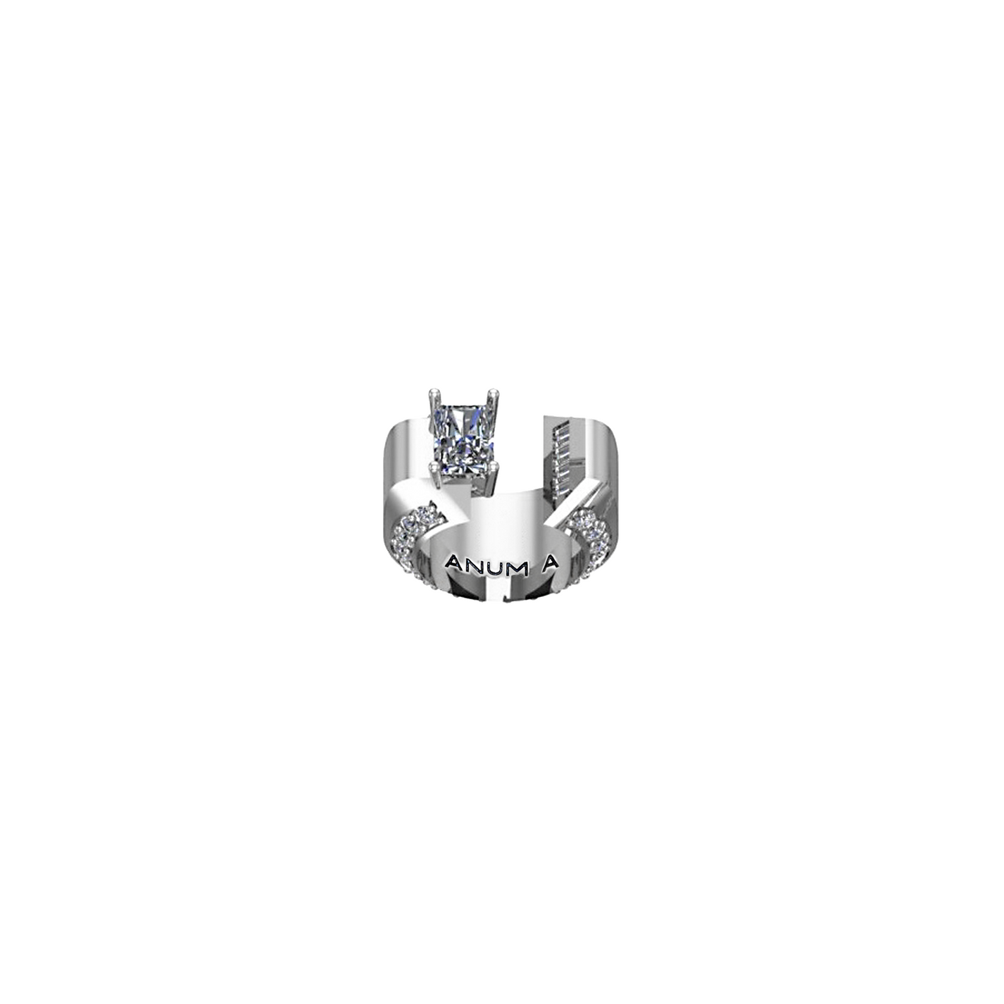 IMPERIUM RING, EMERALD CUT