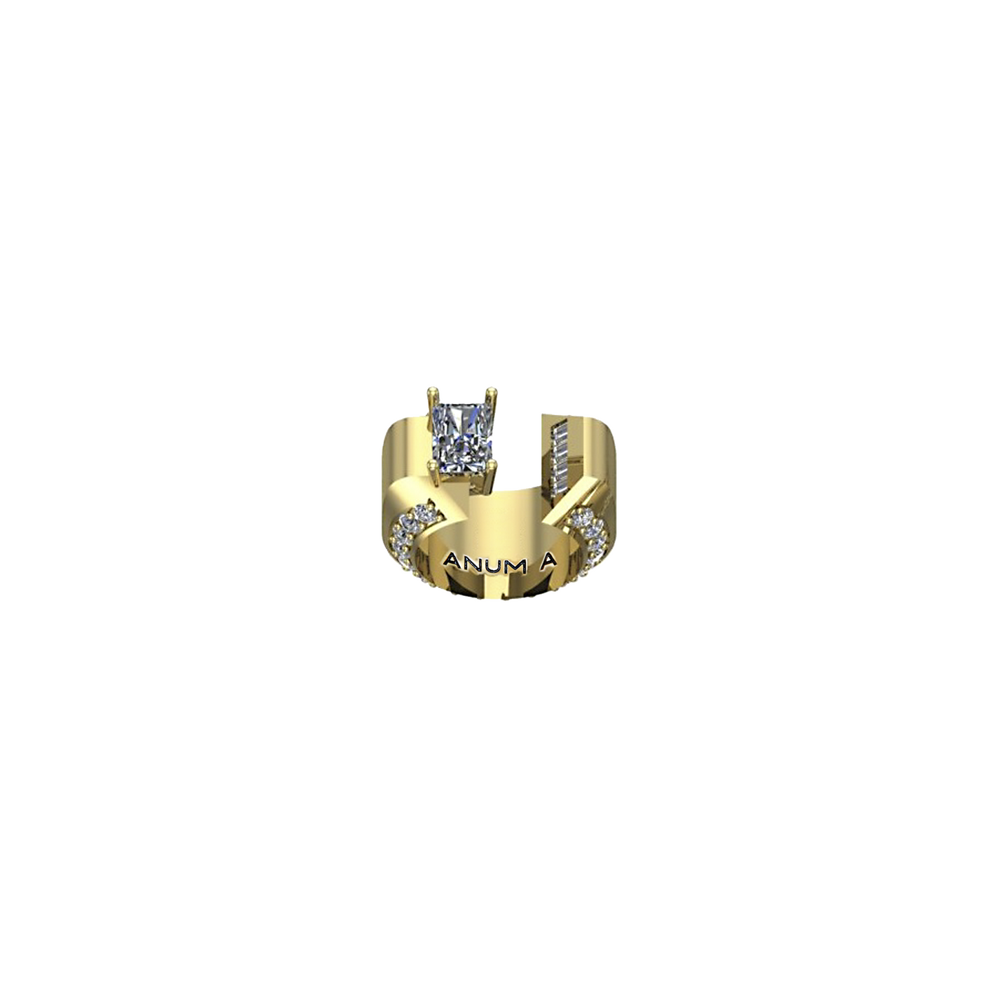 IMPERIUM RING, EMERALD CUT