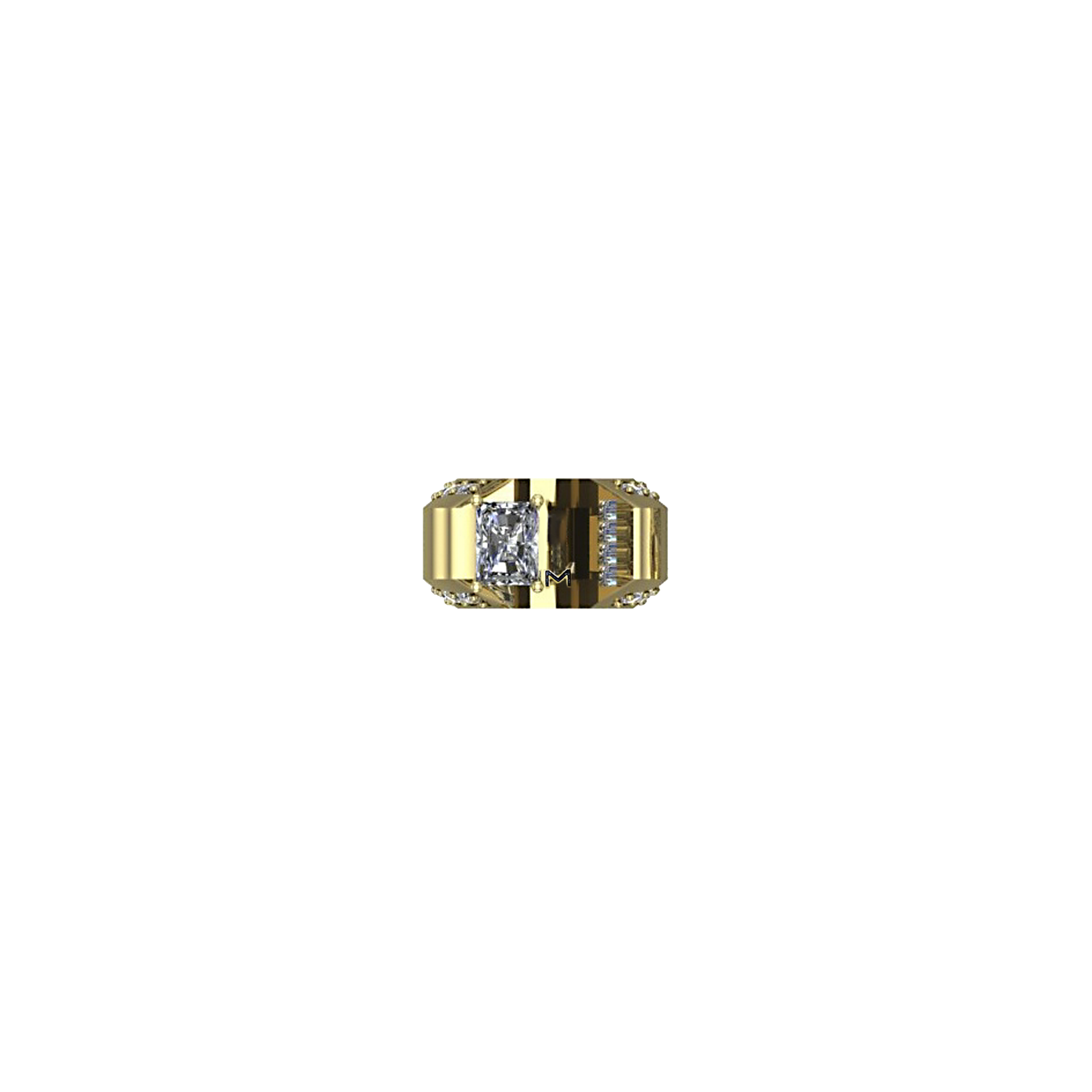 IMPERIUM RING, EMERALD CUT