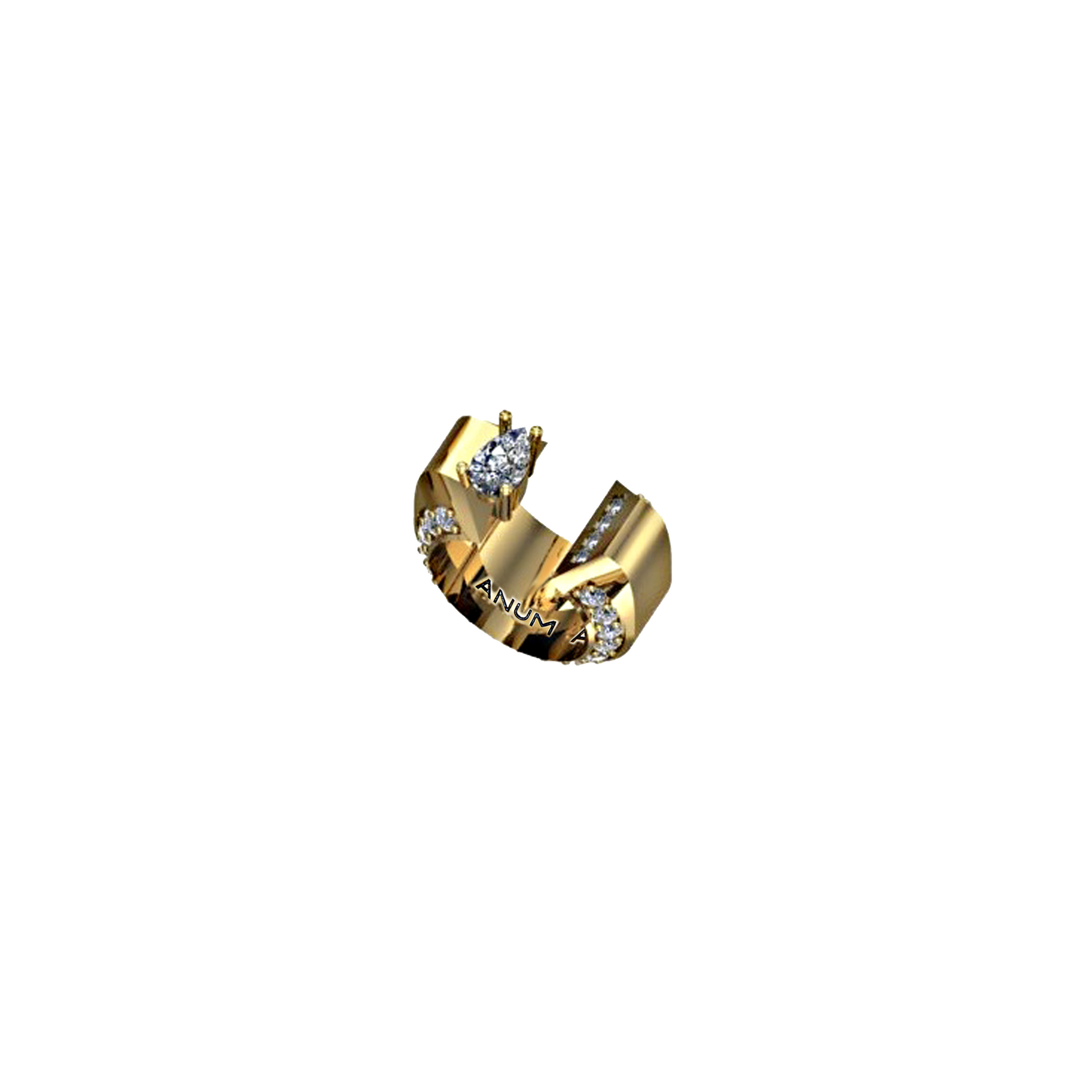 IMPERIUM RING, PEAR CUT