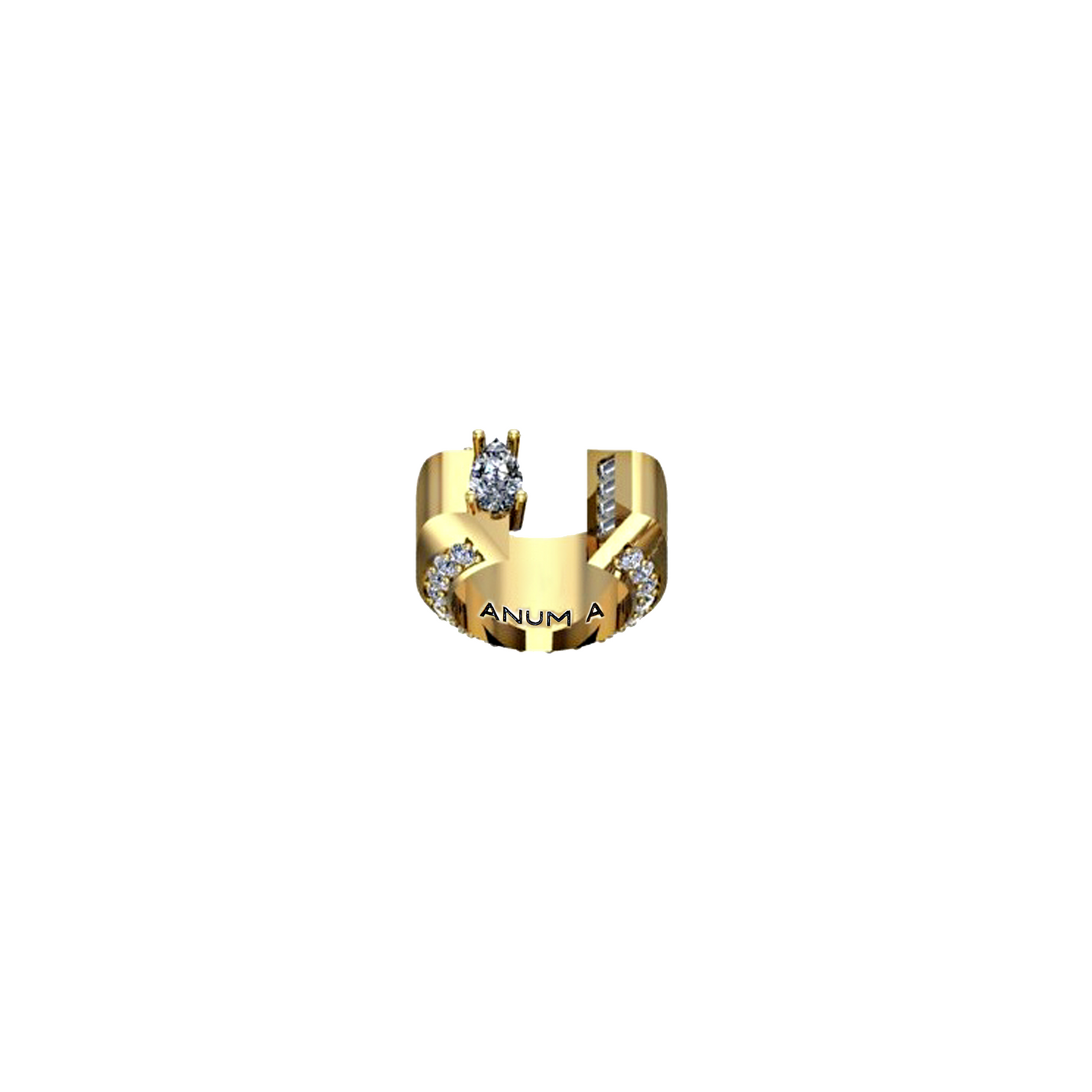 IMPERIUM RING, PEAR CUT