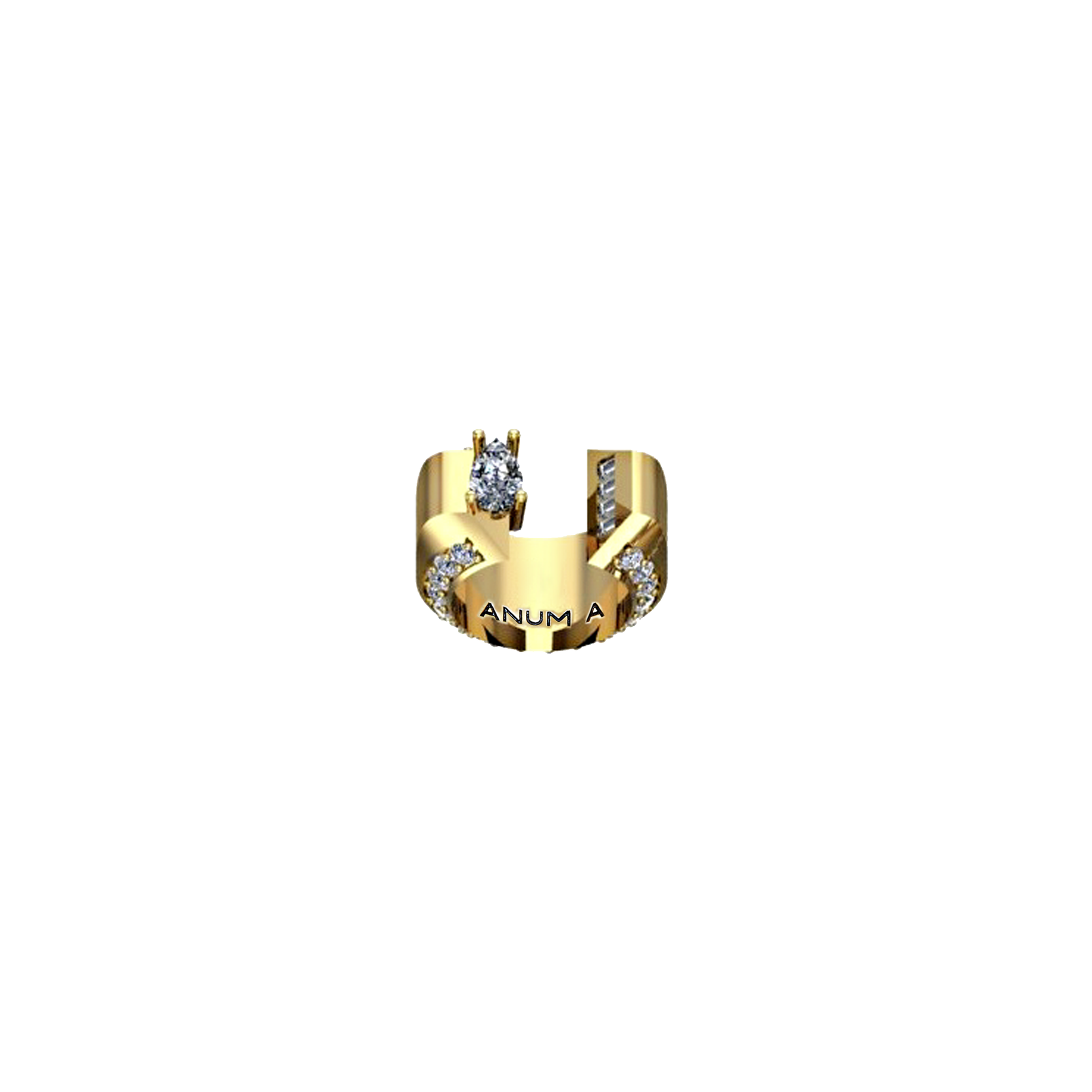 IMPERIUM RING, PEAR CUT