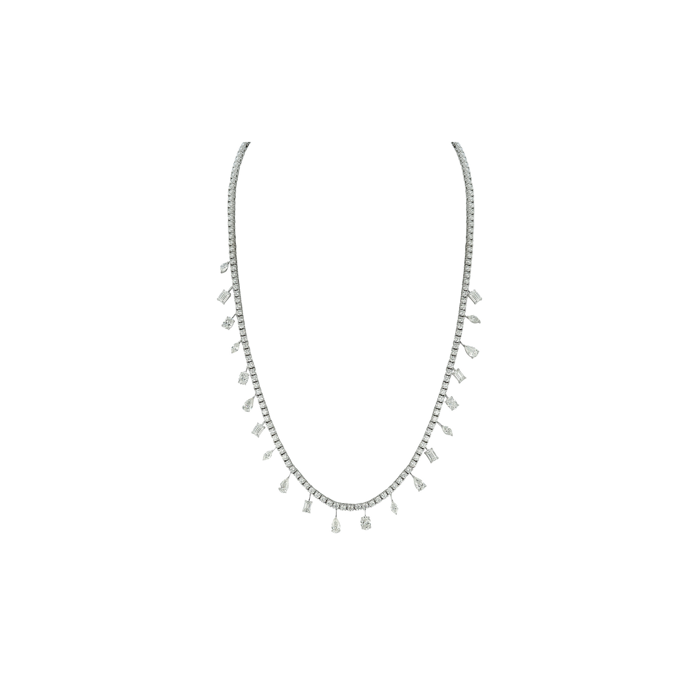 ÉCLAT CASCADE, TENNIS NECKLACE